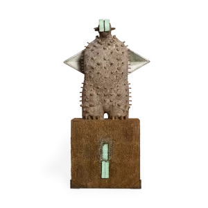 Esfinge Nº 5, 2000. 75×41×42 cm, bronce.