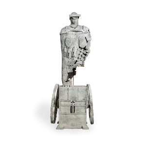 Esfinge Nº 10, 2007. 85×30×30 cm, bronce.
