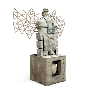 Acertijo: cubo, 2013. 80×60×40 cm, bronce.
