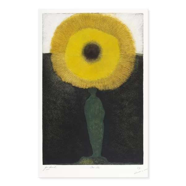 Gira-sola, 2005. 75×53 cm, grabado: aguafuerte, punta seca y agua tinta.