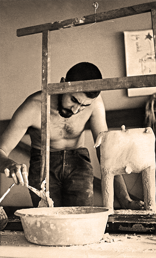 Jim Amaral. Jim en su estudio, 1959