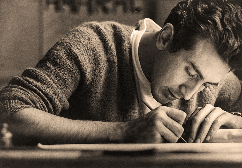 Jim Amaral. Jim dibujando, 1961