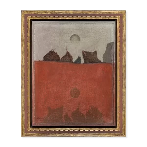Luna dedicada a los recuerdos Nº 95, 1990. 59×47 cm, acrílico sobre lino.