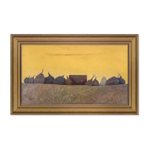 Rebus Nº 98, 1990. 55×96 cm, acrílico sobre lino.